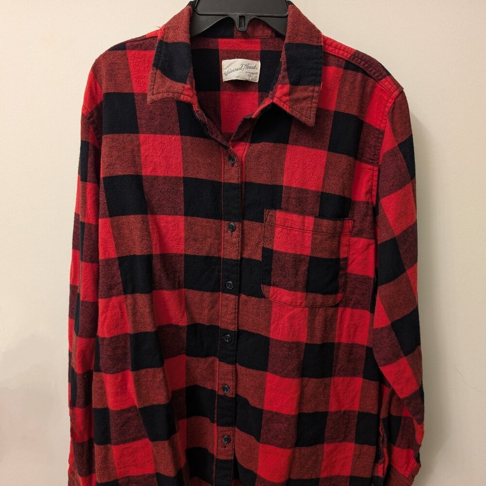 Red & Black Universal Thread Flannel